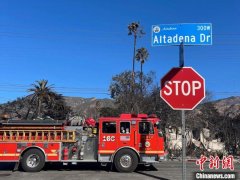 美国洛杉矶大火已致25人死亡 暂无中国公民伤亡